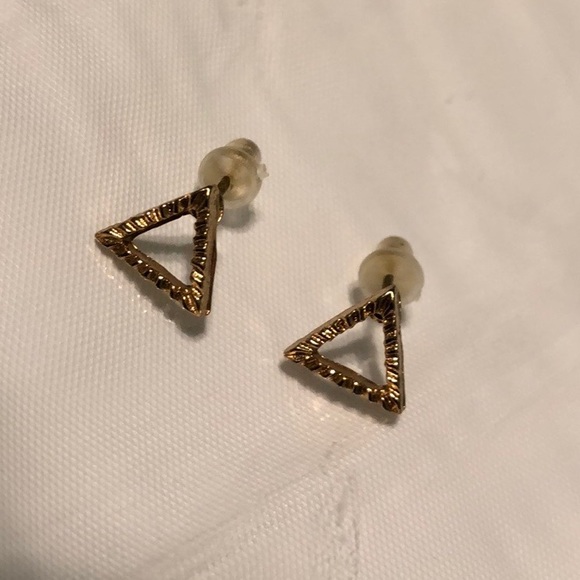 Triangular Earrings - Picture 3 of 6